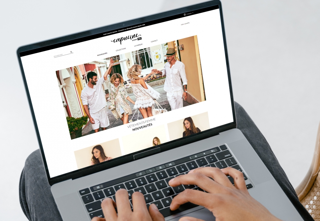 Création site e-commerce Marseille pour Capucine Moda