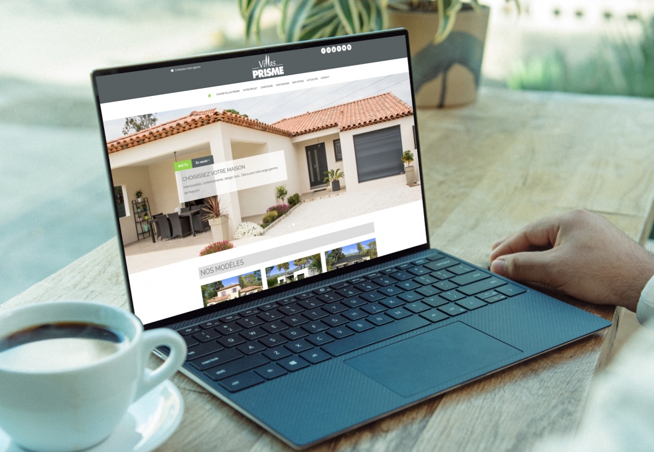 Création site internet Marseille pour Villas Prisme