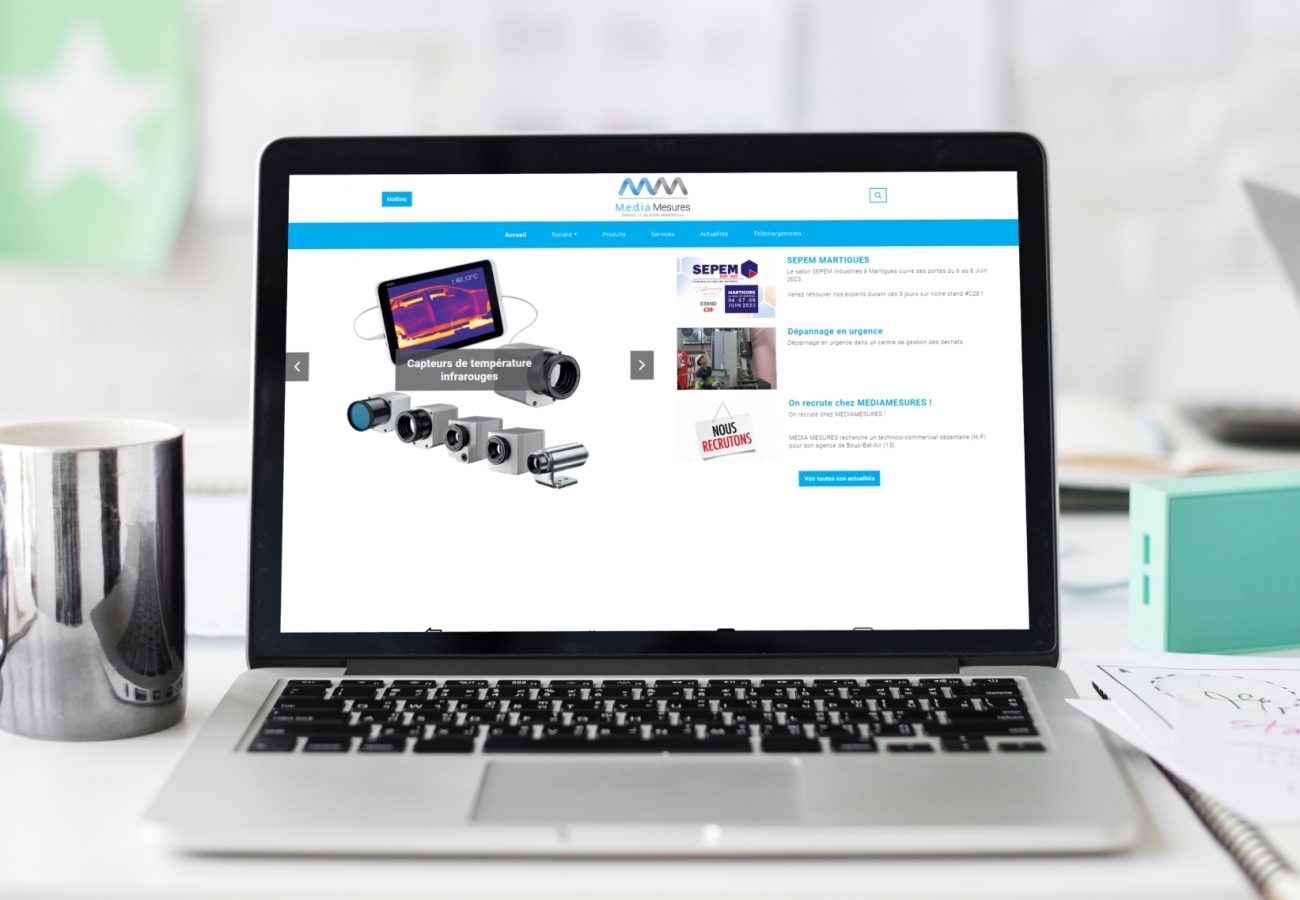 Création site internet Marseille pour Media Mesures
