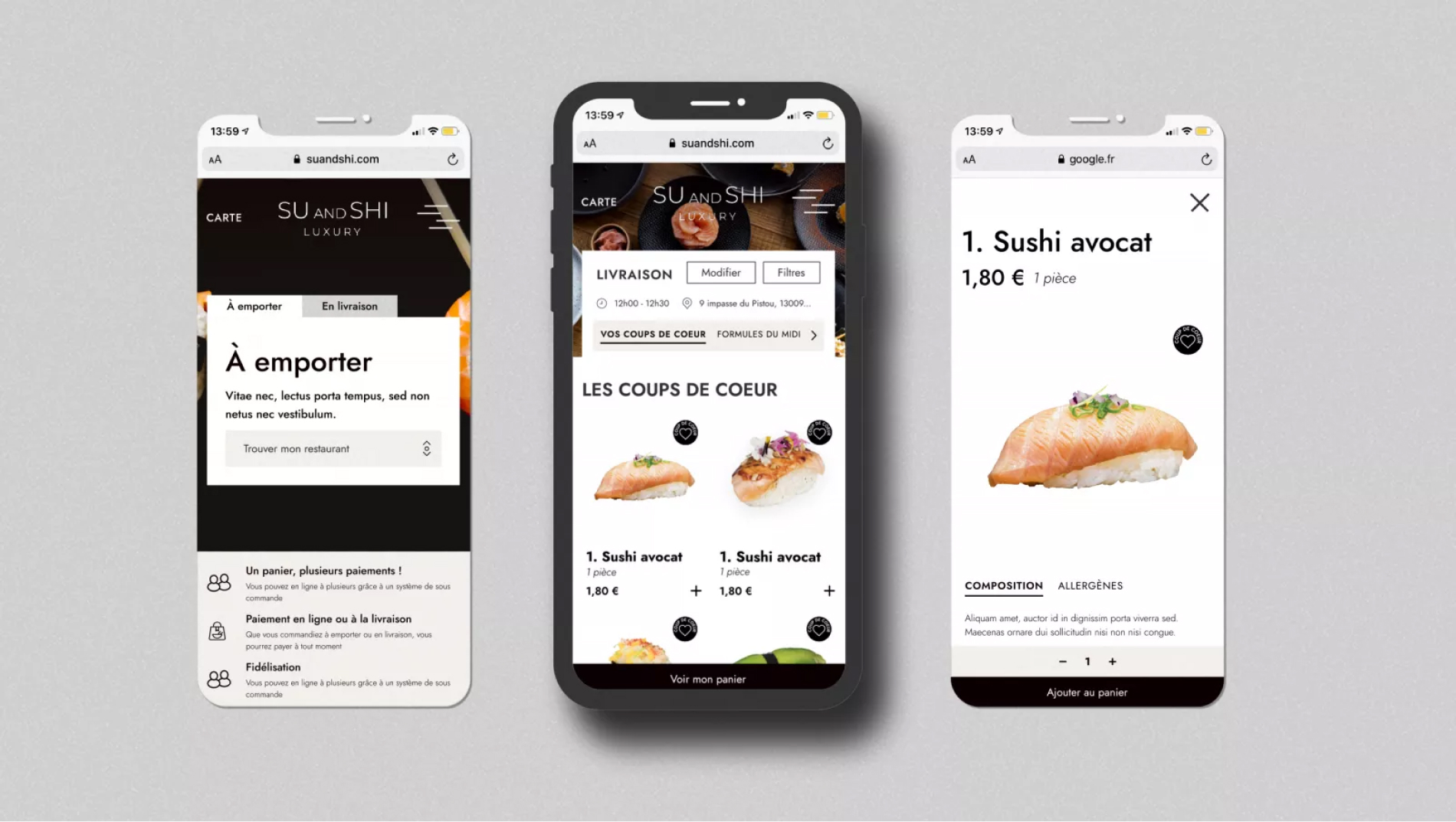  Création site e-commerce Marseille pour Su and Shi Luxury