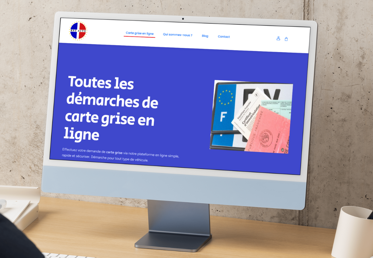 Création site e-commerce Marseille pour RNT Auto