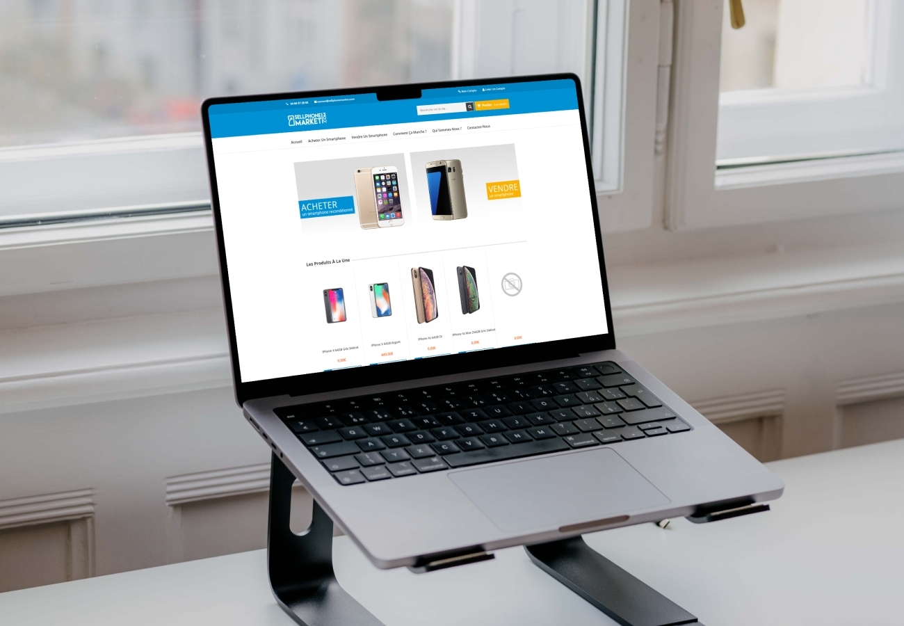 Création site e-commerce Marseille pour Sell Phone Market