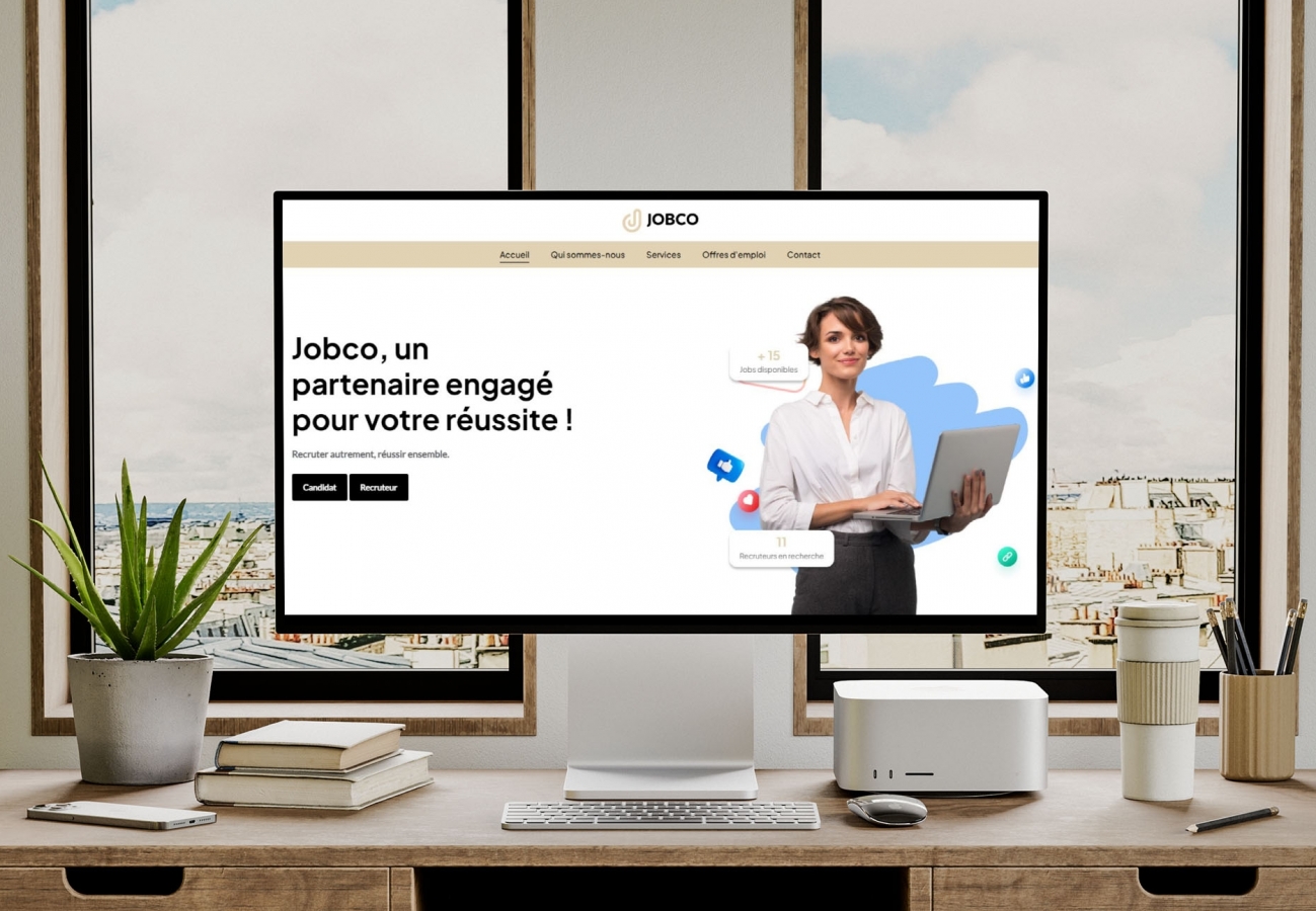 Création site internet Marseille pour Jobco