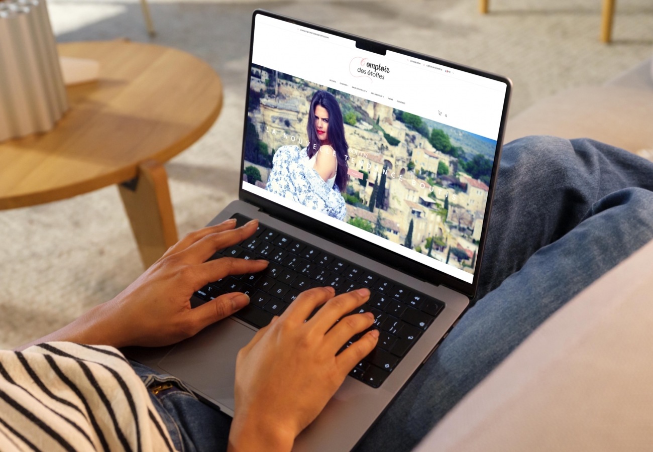 Création site e-commerce Marseille pour Comptoir des Étoffes