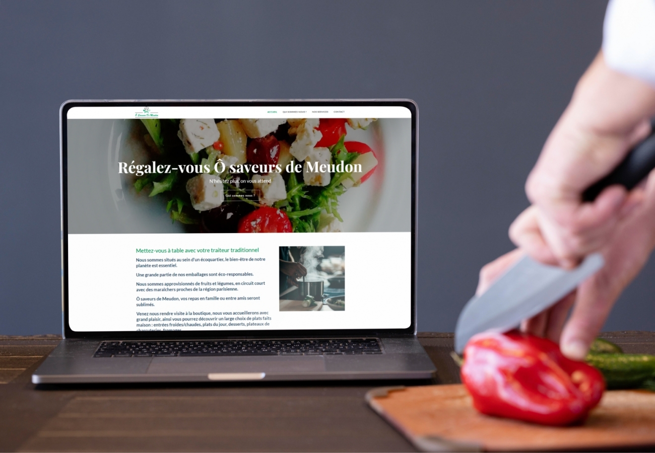 Création site internet Marseille pour Ô Saveurs de Meudon