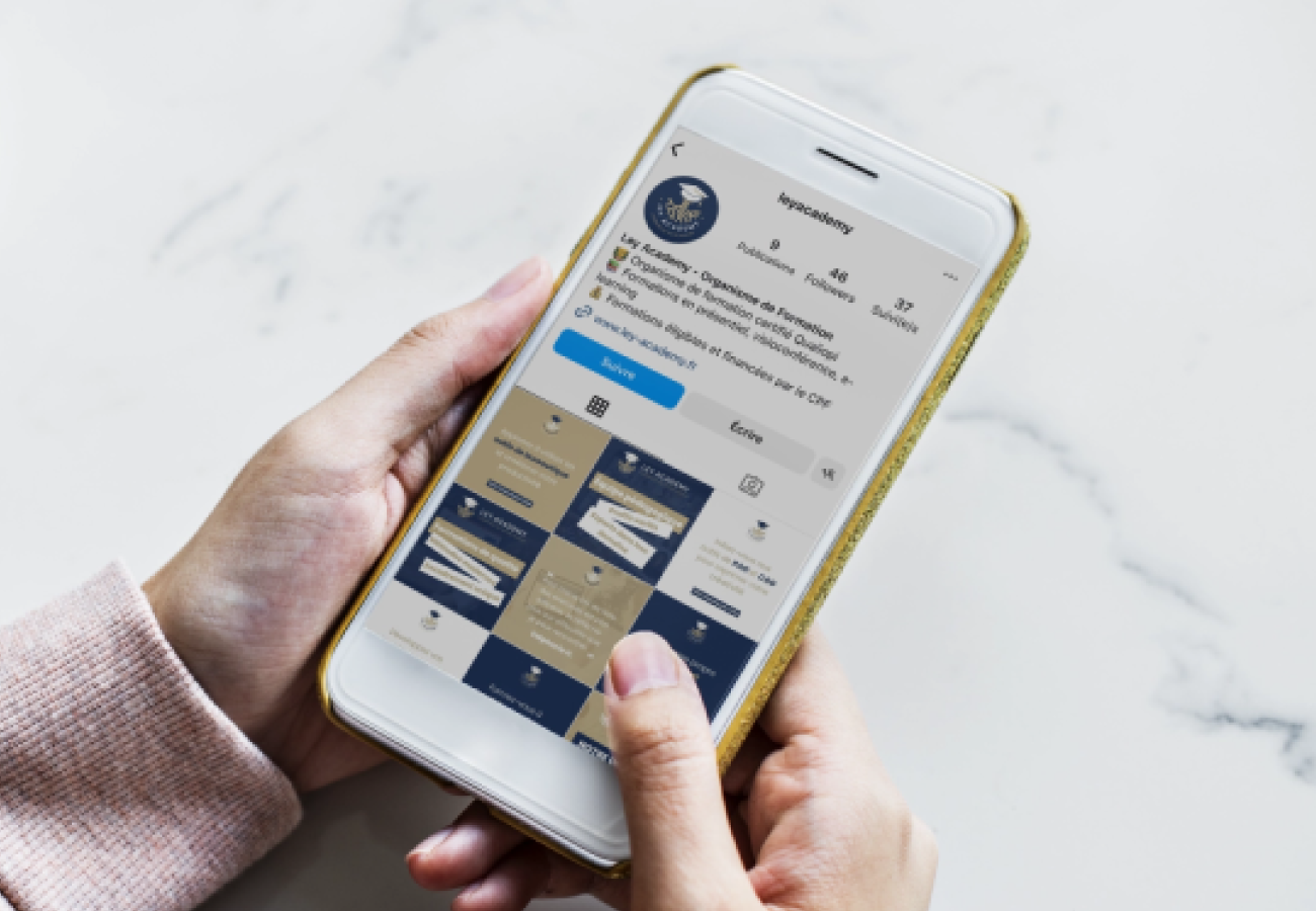 Création e-marketing Marseille pour Ley Academy