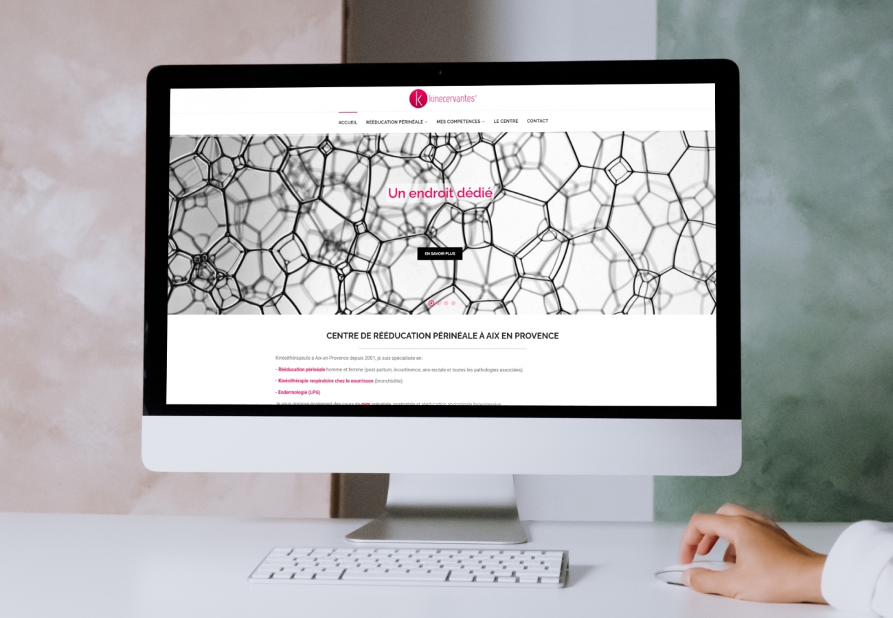 Création site internet Marseille pour Kinecervantes