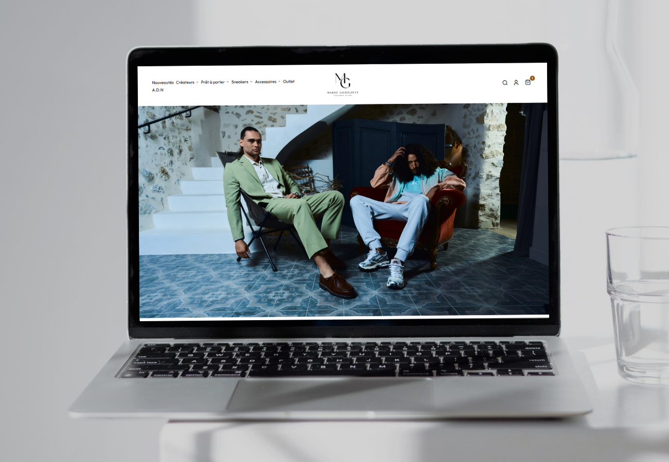 Création site e-commerce Marseille pour Mario Godelieve