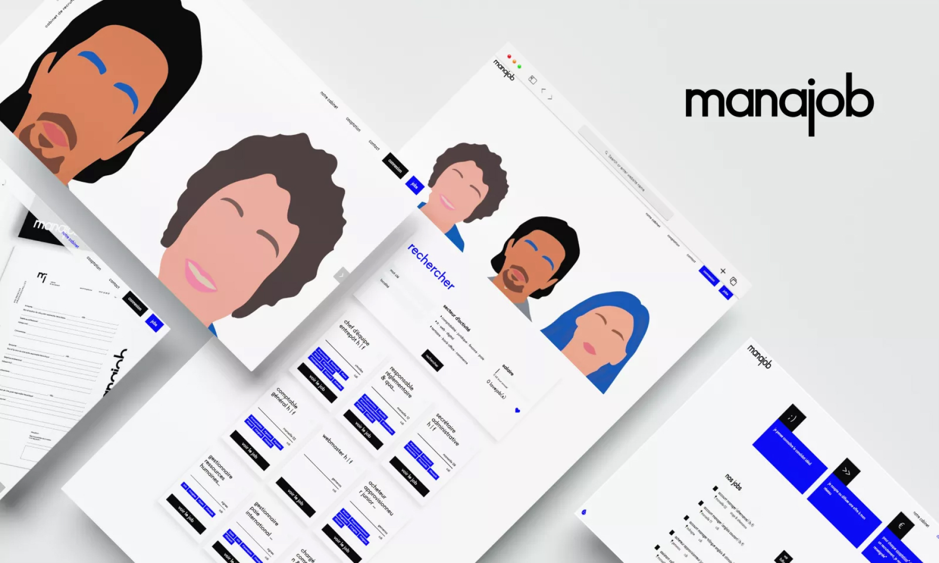  Création application web Marseille pour Manajob, Agence web Marseille Wagaia