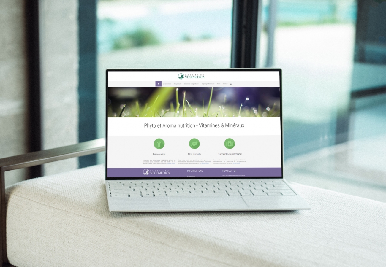 Création site e-commerce Marseille pour Laboratoires Vegemedica