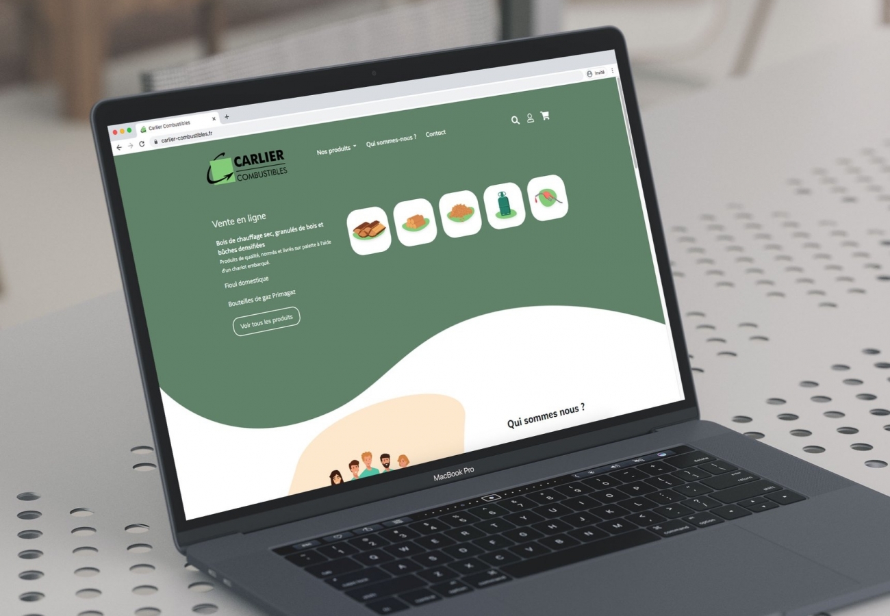 Création site e-commerce pour Carlier Combustibles à Marseille