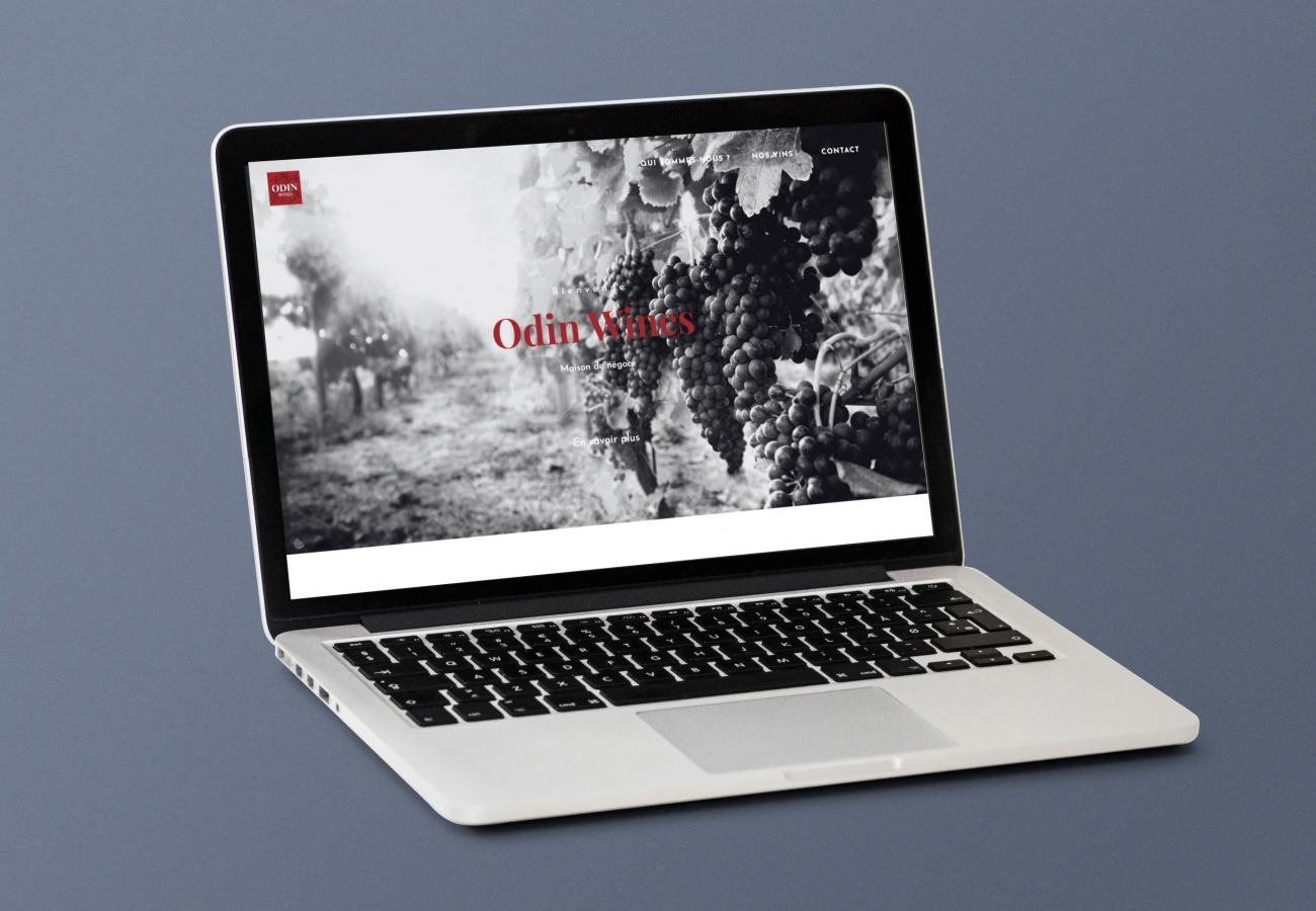 Création site internet Marseille pour Odin Wines