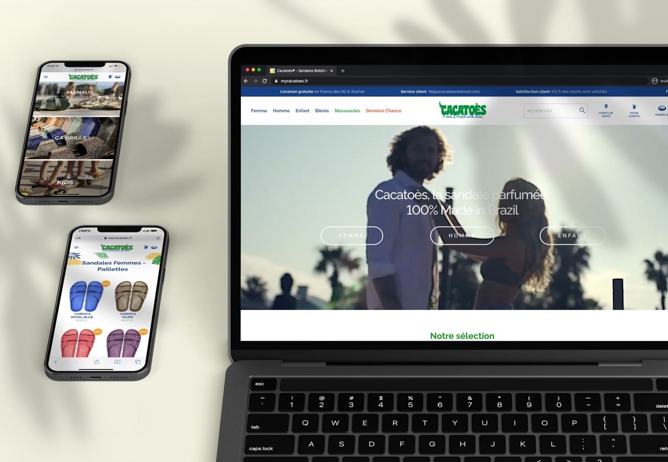 Création site e-commerce Marseille pour MyCacatoès