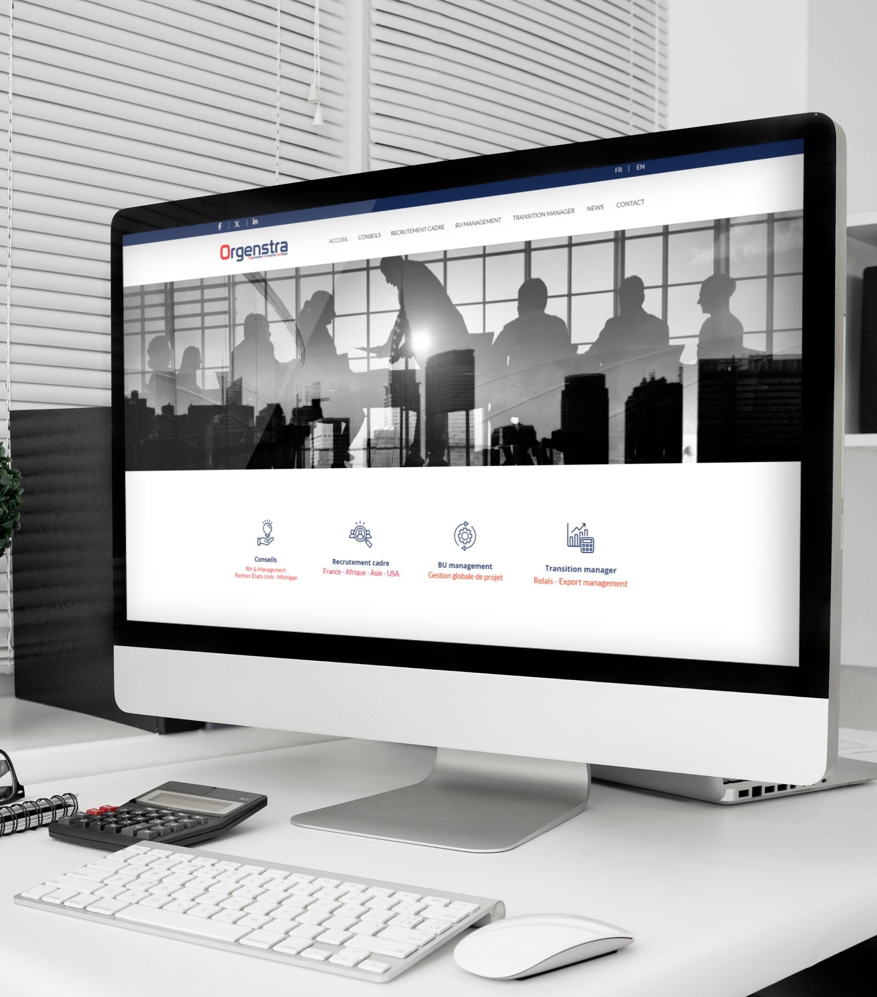 Une vitrine mondiale pour Orgenstra Création site internet Marseille pour Orgenstra